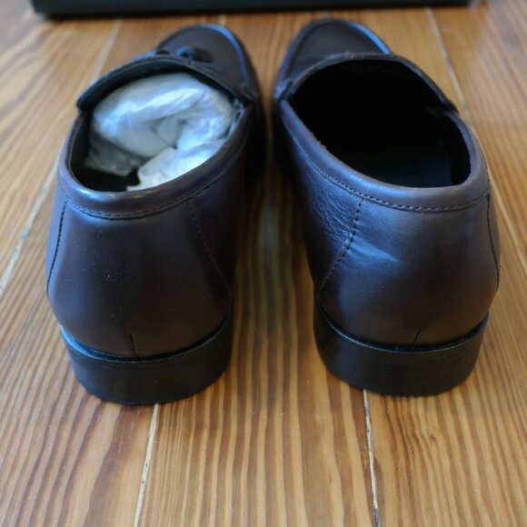 ALFANI Men's Declan Leather Tassel Loafers, Brown Size 8M - Picture 6 of 12